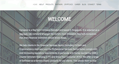 Desktop Screenshot of cynopsis-solutions.com